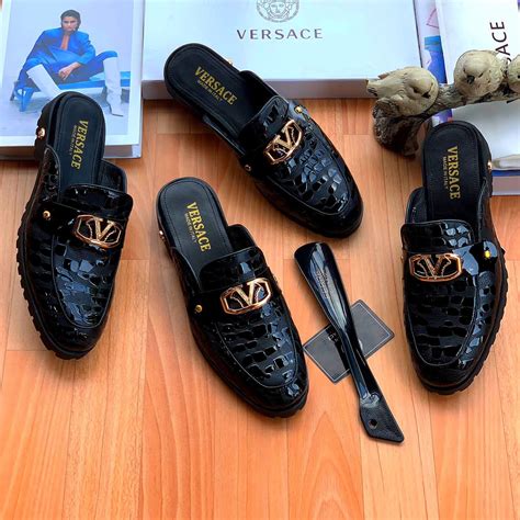 new versace shoes 2018|Versace denim shoes.